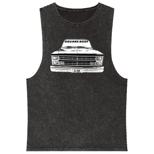 SQUARE BODY Mineral Wash Tank Tops
