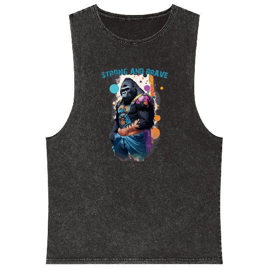 Gorilla Mineral Wash Tank Tops