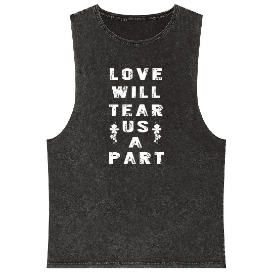 Love Will Tear Us Apart Mineral Wash Tank Tops
