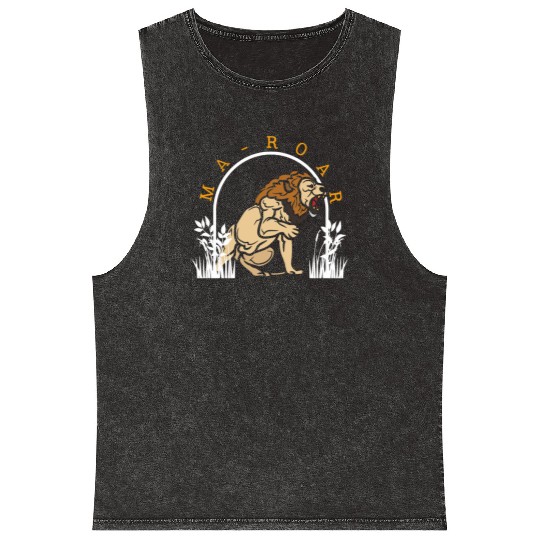 Passover Maror Mineral Wash Tank Tops, Ma-Roar Lion Of Judah
