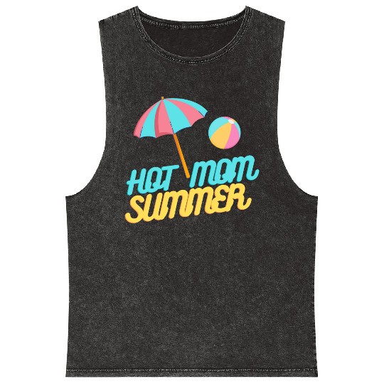 HOT MOM SUMMER Mineral Wash Tank Tops