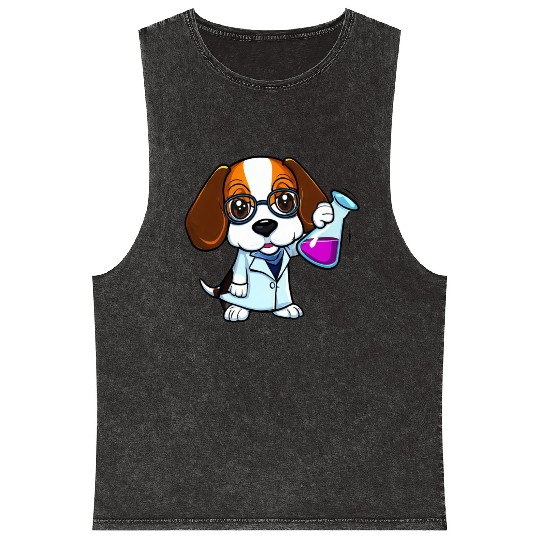 Beagle Puppy - Dexter Mineral Wash Tank Tops