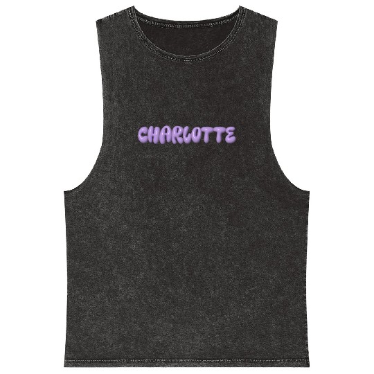 Charlotte: A Royal Name Choice! Mineral Wash Tank Tops