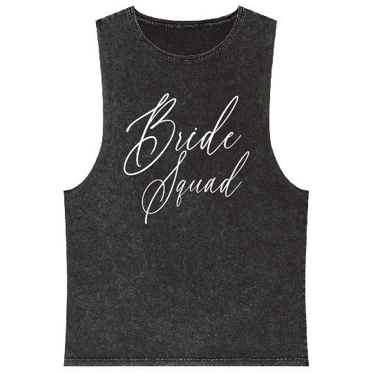 Bride Squad Mineral Wash Tank Tops