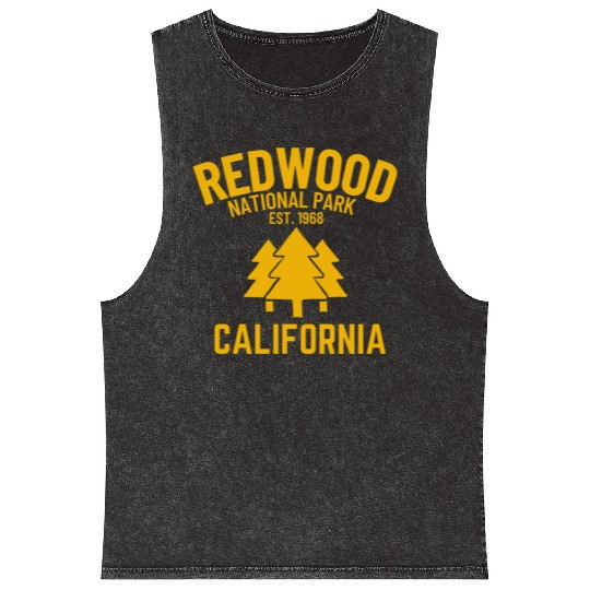Redwood National Park Mineral Wash Tank Tops