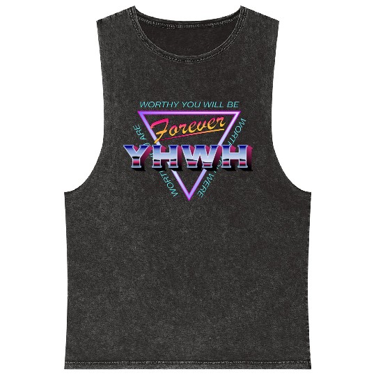 Forever YHWH Mineral Wash Tank Tops