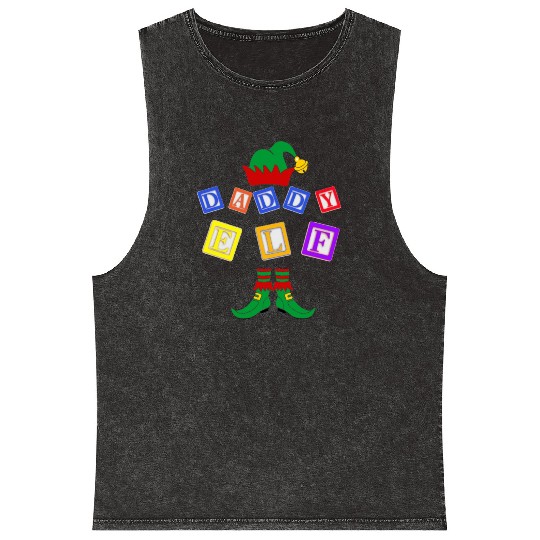 daddy elf Mineral Wash Tank Tops