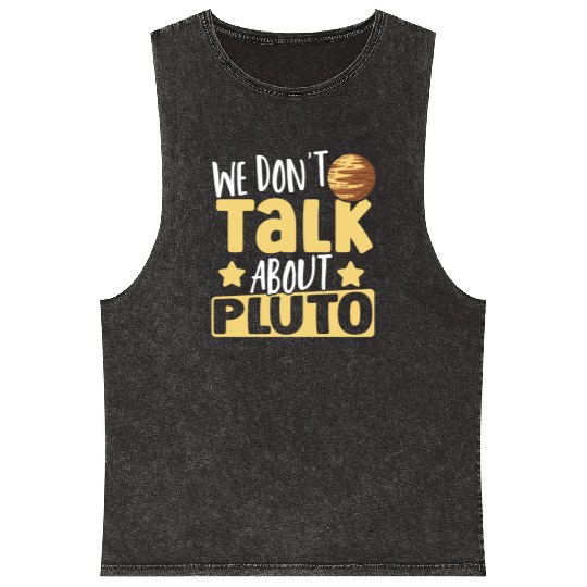 Astrology We Don't Talk About Pluto Solar System Mineral Wash Tank Tops