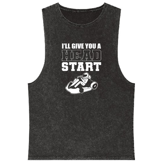 Head Start Sports Enthusiast Gift Mineral Wash Tank Tops