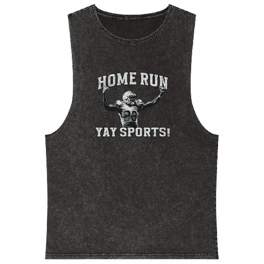 Home Run Football, Yay Sports! Mineral Wash Tank Tops
