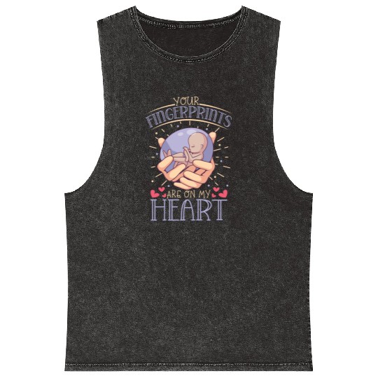 Infant Loss Miscarriage Awareness Pregnancy Loss Mineral Wash Tank Tops