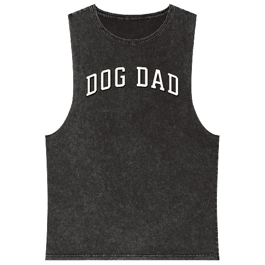 Dog Dad Mineral Wash Tank Tops