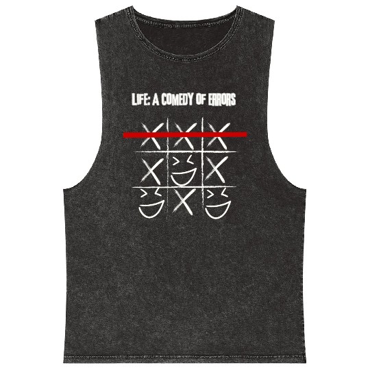 Life's Comedy of Errors Mineral Wash Tank Tops