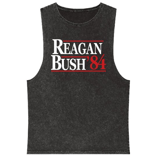 Reagan Bush 1984 V2 Mineral Wash Tank Tops