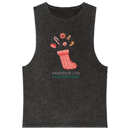 NICU Christmas design | Wrapped in Love Mineral Wash Tank Tops