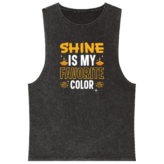 Happy Diwali Diwali Festival Indian Hindu Hinduism Mineral Wash Tank Tops