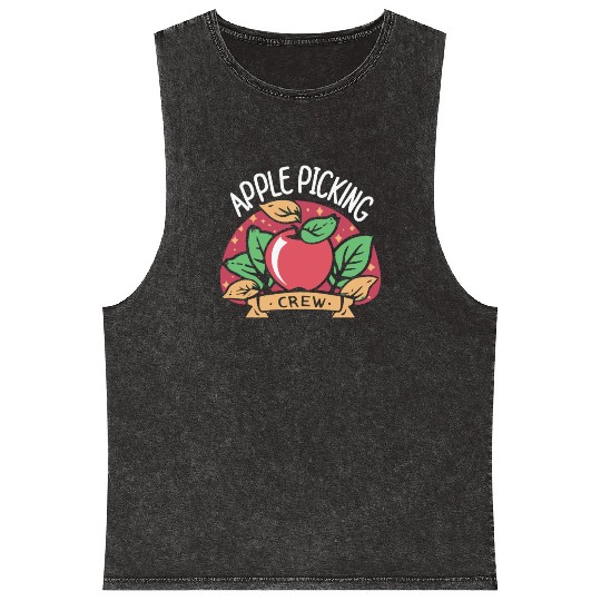 Apple Picking Crew Mineral Wash Tank Tops