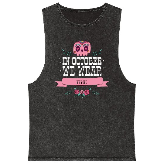 In October we Wear Pink Mineral Wash Tank Tops