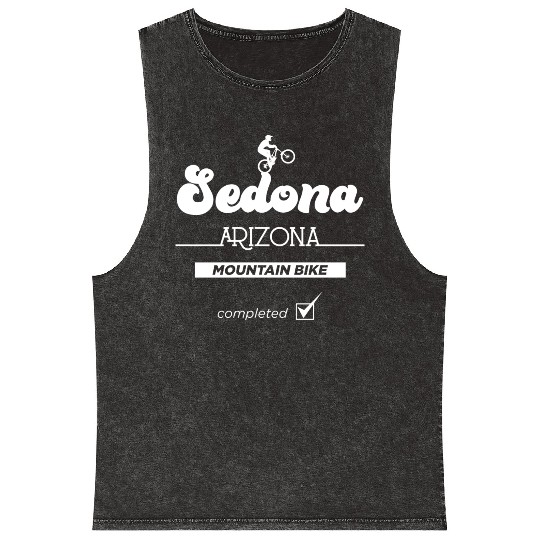 Sedona Arizonna Mountain Biking Mineral Wash Tank Tops