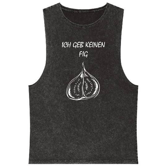 Fig Plant Fruit Gift Gifts Mineral Wash Tank Tops