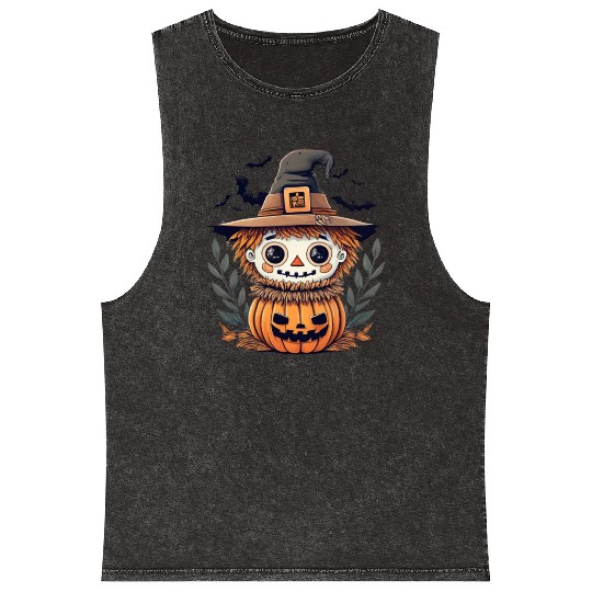Harvest Halloween Harmony Mineral Wash Tank Tops