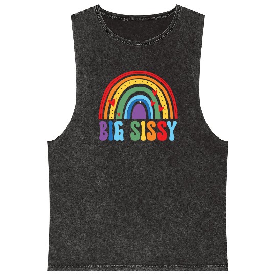 Big Sissy Mineral Wash Tank Tops
