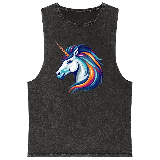 unicorn Mineral Wash Tank Tops