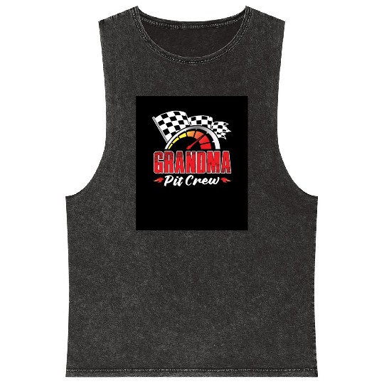 Grandma Pit Crew Mineral Wash Tank Tops
