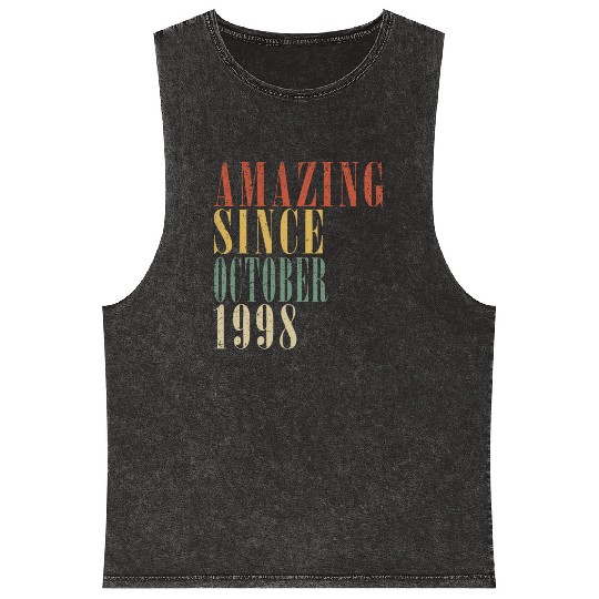 october 1998 Anniversary october 1998 october Mineral Wash Tank Tops