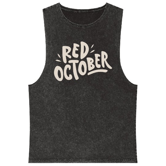 red october phillies Mineral Wash Tank Tops