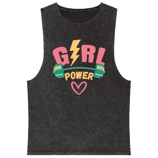 Girl power, gym design. Mineral Wash Tank Tops