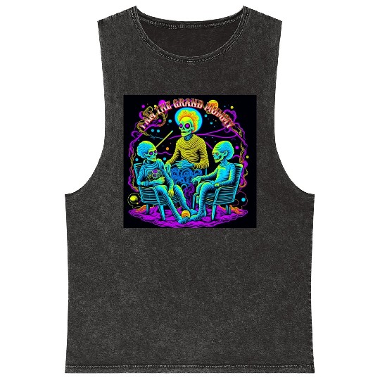 I'm The Grand Mummy Mineral Wash Tank Tops