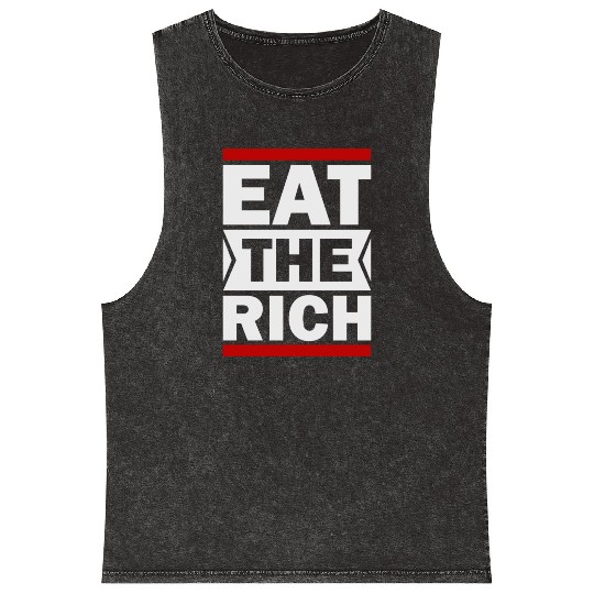 UAW Eat The Rich Mineral Wash Tank Tops