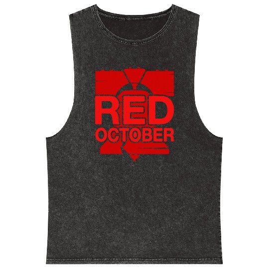 Phillies Red October Philly Philadelphia Mineral Wash Tank Tops