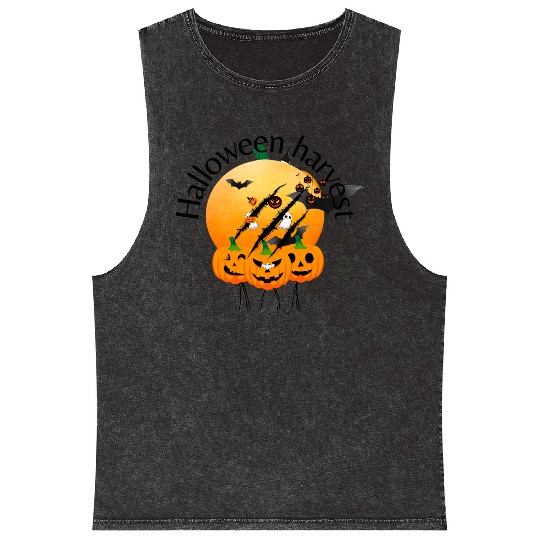 Halloween Harvest Be Courageous Mineral Wash Tank Tops