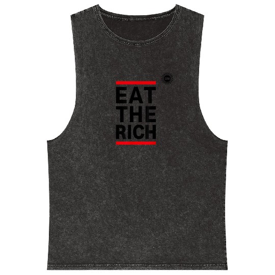 UAW Eat The Rich Mineral Wash Tank Tops