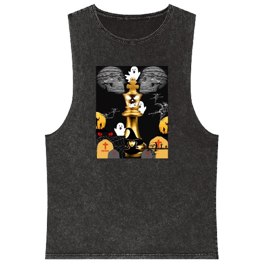 Paramount Fright Night Mineral Wash Tank Tops
