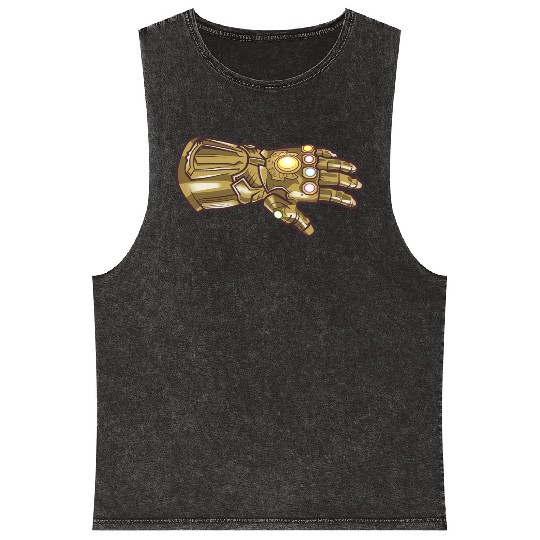 Thanos Infinity Gauntlet Mineral Wash Tank Tops