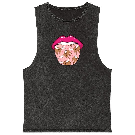 Moose Elk Tongue Mineral Wash Tank Tops