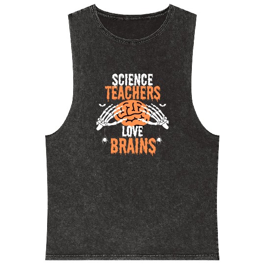 Halloween science teacher Mineral Wash Tank Tops
