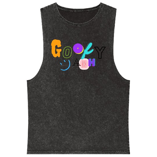 Funny Goofy Ahh Mineral Wash Tank Tops