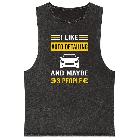 3 People Auto Detailing Car Detail Detailer Mineral Wash Tank Tops