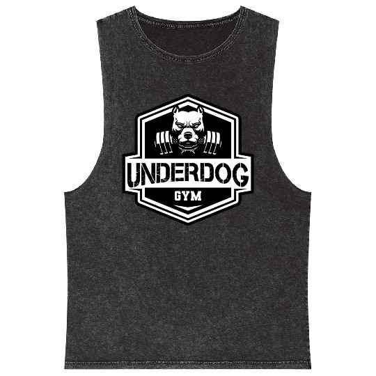 Pittbull - Underdog GYM Mineral Wash Tank Tops