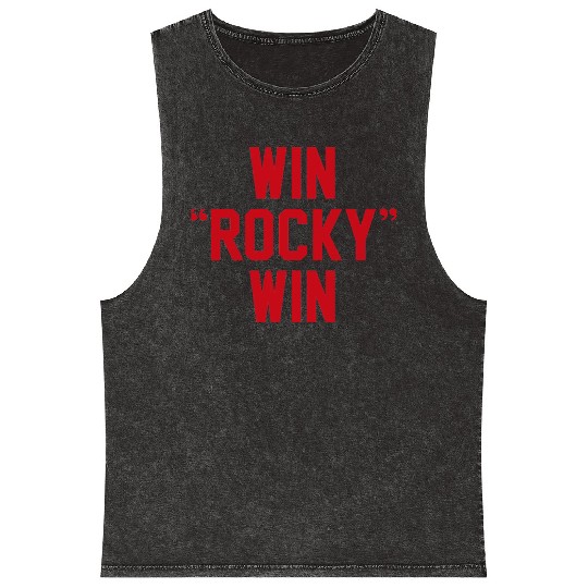 Win Rocky Win Mineral Wash Tank Tops