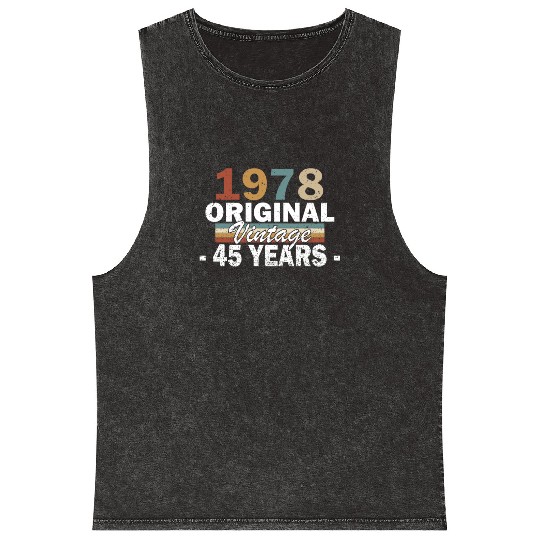 Year 1978 Mineral Wash Tank Tops