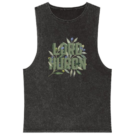 Lord Huron Olive Branch Mineral Wash Tank Tops