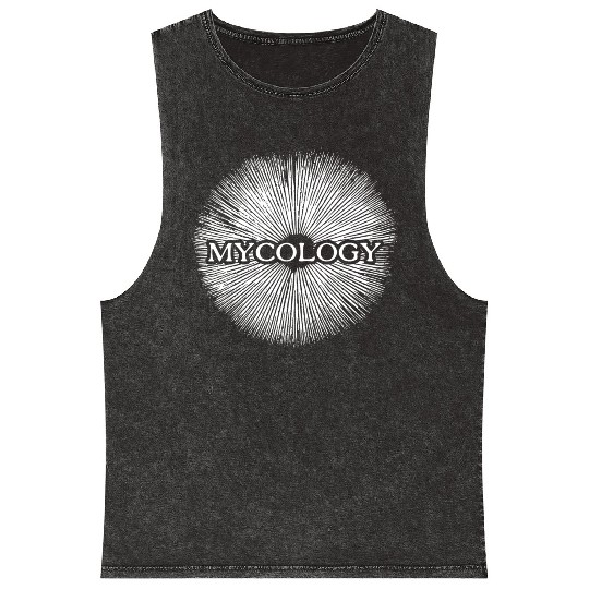 Mycology - The science of fungi (white) Mineral Wash Tank Tops
