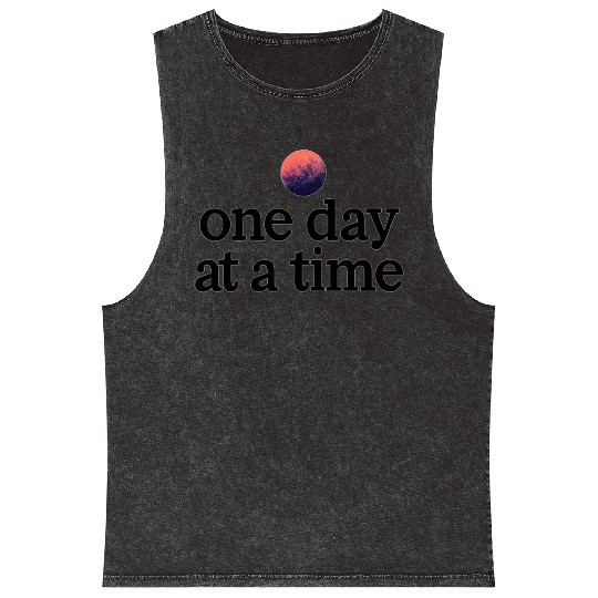 One Day At A Time Mineral Wash Tank Tops