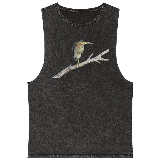 Green Heron Mineral Wash Tank Tops
