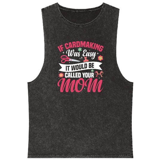 Cardmaker Scrapbooking Cardmaking Kits for Adults Mineral Wash Tank Tops